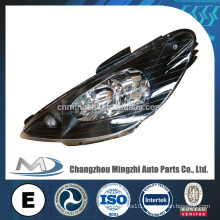 Auto parts head light crystal black for Peugeot 206 R087276 L087275